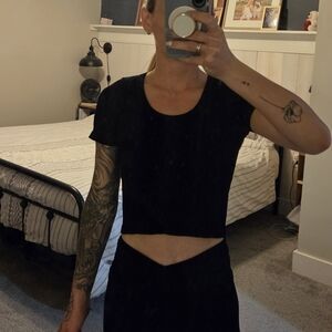 Black & White Crop Tops Bundle for Women